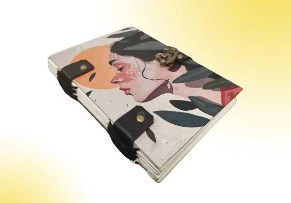 Handmade Abstract Design Notepad - Image 3