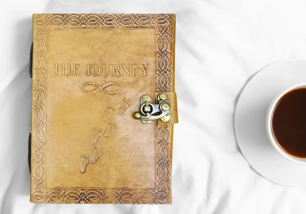 Handmade Journey of Life Notepad