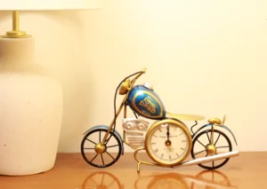 Iron Deorative small bike clock