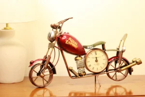 Iron Decorative bike clock